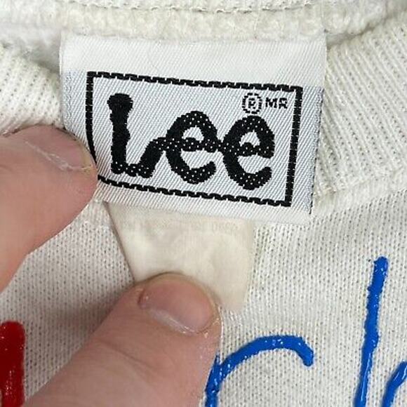 Lee Sweater Womens L Vintage 80s USA made Worlds Greatest Mom Sweatshirt Mothers - Picture 4 of 9